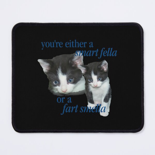 Item preview, Kitten Meme Smart Fella Fart Smella designed and sold by DALTONILLIAMS.
