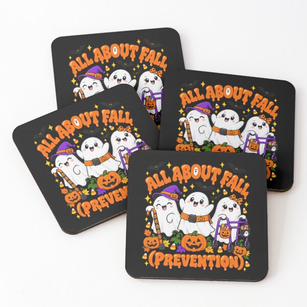 Item preview, All About Fall Prevention Cute Halloween Ghosts designed and sold by VioletNance.