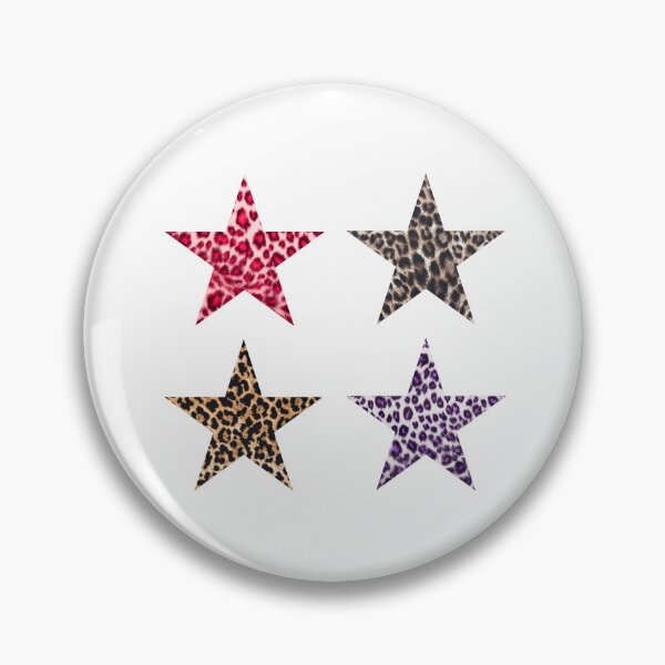 Item preview, cheetah print stars designed and sold by madebykenz.