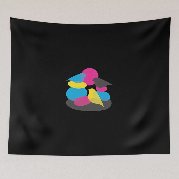 Item preview, Abstract Birds Colorful Shapes Art designed and sold by fetzrolfs.