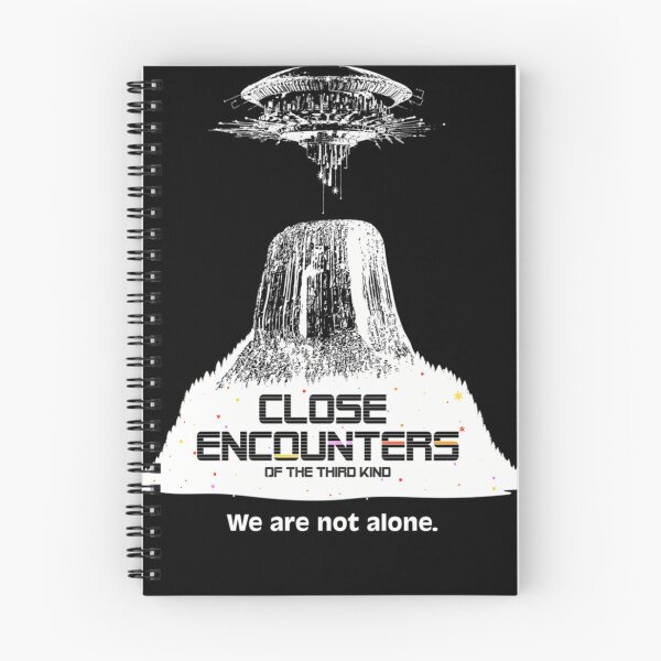 Item preview, Devils Tower Close Encounters We Are Not Alone UFO designed and sold by PatriciaMarts.