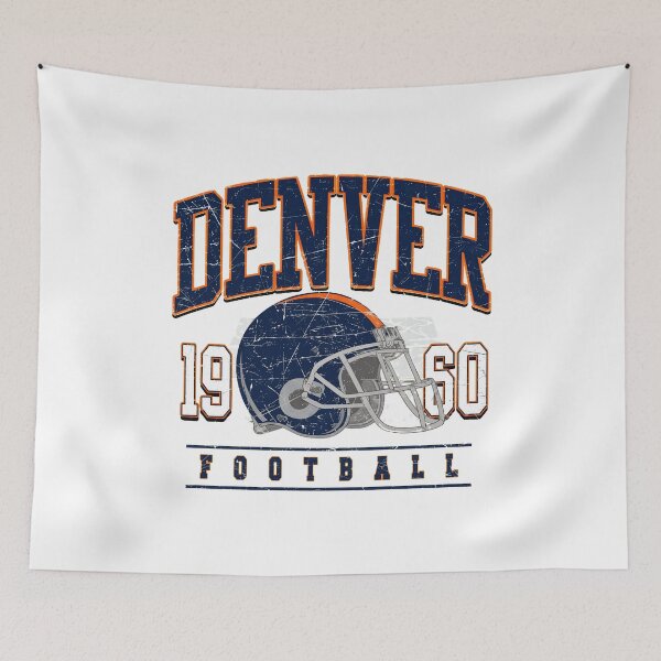 Item preview, Denver Football Vintage Retro Helmet designed and sold by SristiBurd96.