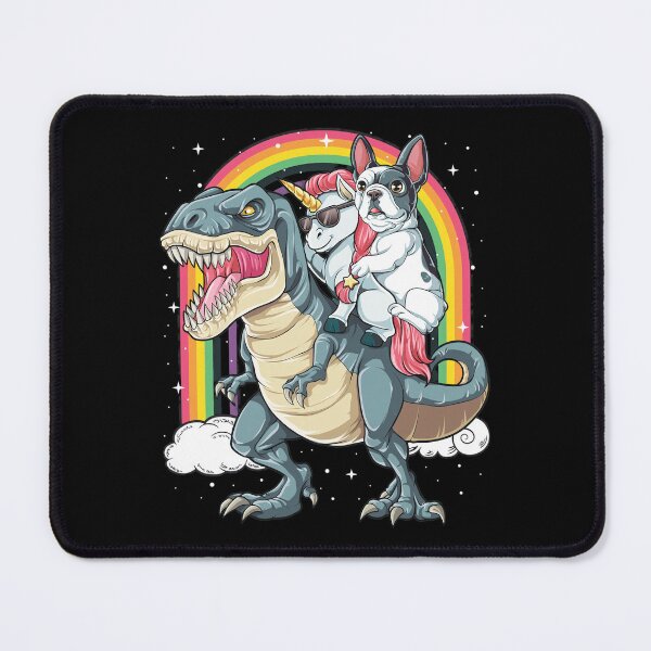 Item preview, Trex Riding Unicorn Carrying Frenchie Rainbow designed and sold by DALTONILLIAMS.