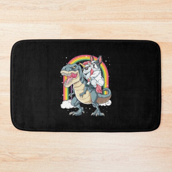 Item preview, Trex Riding Unicorn Carrying Frenchie Rainbow designed and sold by DALTONILLIAMS.
