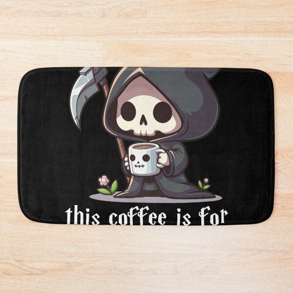 Item preview, Chibi Reaper Coffee Safety Motto designed and sold by Tristayer.