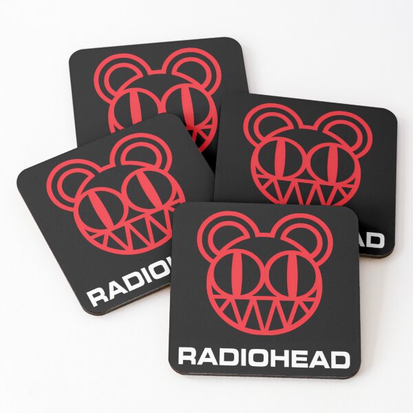 Item preview, Radiohead Modified Bear Red Outline Logo designed and sold by DarrenMorrisArt.