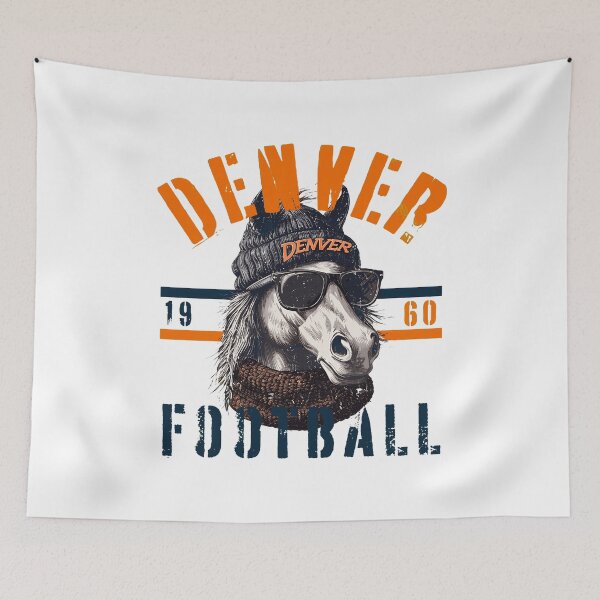 Item preview, Denver Football Horse Cool Retro Style designed and sold by RevisEllana.