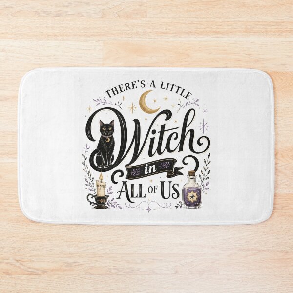 Item preview, There’s a Little Witch in All of Us Magical Black Cat Gift designed and sold by Zizo-DR44.