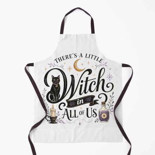 Item preview, There’s a Little Witch in All of Us Magical Black Cat Gift designed and sold by Zizo-DR44.
