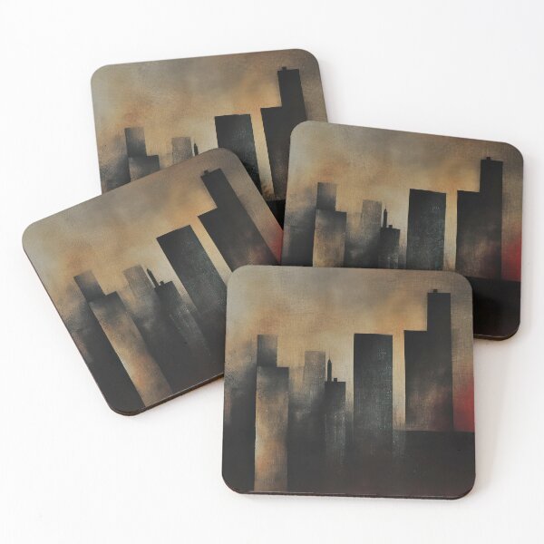 Item preview, Sunset at the Edge of the City designed and sold by NeoNebulaArt.