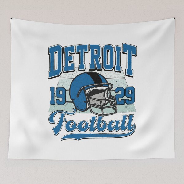 Item preview, Detroit Football Vintage Helmet Retro Graphic Tee designed and sold by SristiBurd96.