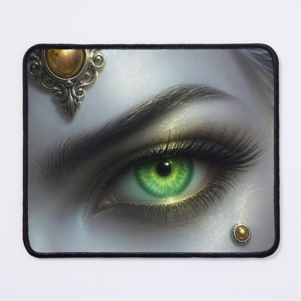 Item preview, Ethereal Fantasy Eye | Otherworldly Green Eye Digital Art designed and sold by EWPrints.