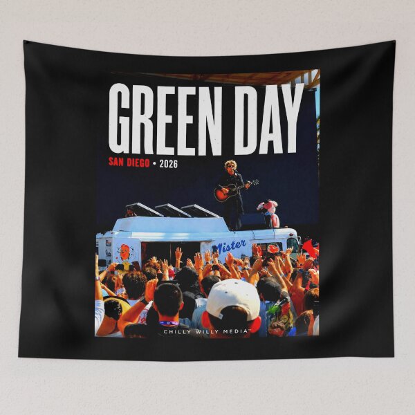Item preview, Green Day Hella Tiny Tour Punk Rock Band Fan designed and sold by Nfx2.