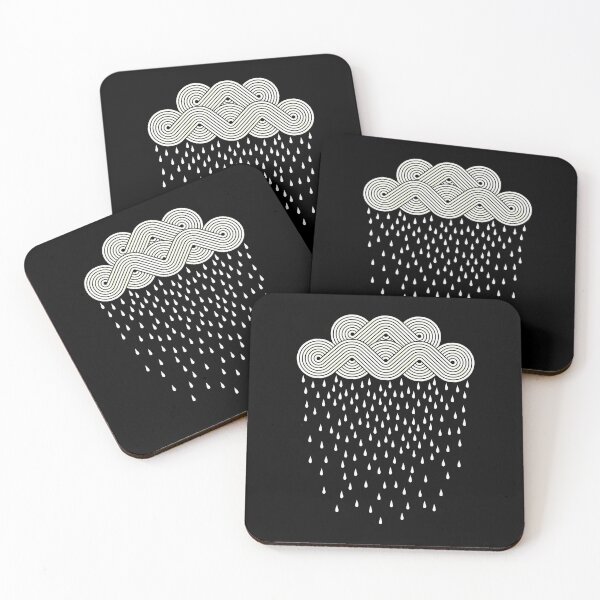Item preview, Abstract Cloud and Rain Graphic designed and sold by lasopent.