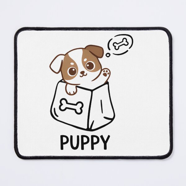 Item preview, Cute Puppy Bone Box Cartoon designed and sold by NzrProcreate.