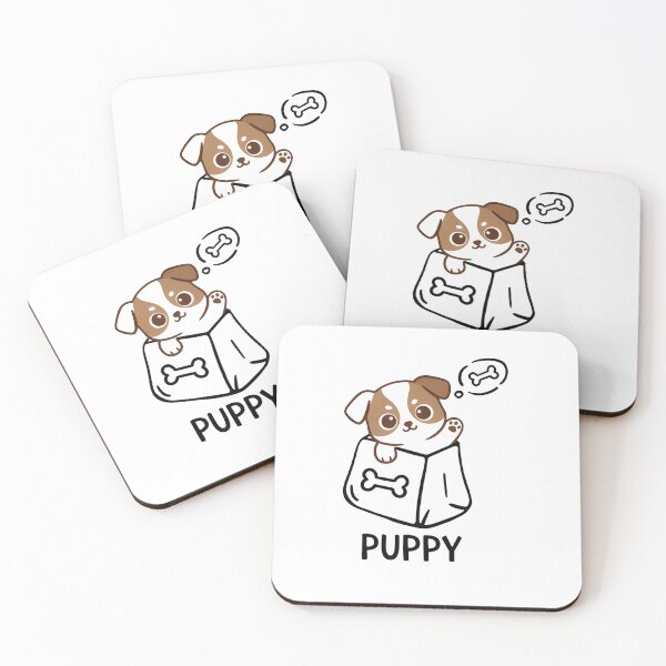 Item preview, Cute Puppy Bone Box Cartoon designed and sold by NzrProcreate.