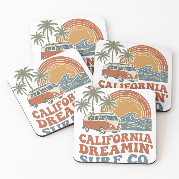 Item preview, California Dreamin Surf Co Retro Camper Van designed and sold by iwzzuel.