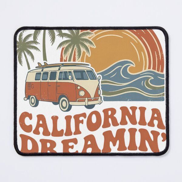 Item preview, California Dreamin Surf Co Retro Camper Van designed and sold by iwzzuel.