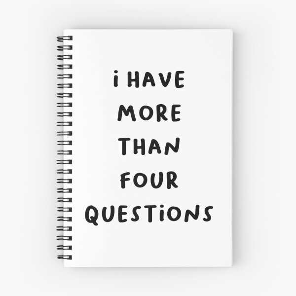 Item preview, I Have More Than Four Question - Quirky Funny Saying Design designed and sold by briggscoronad.