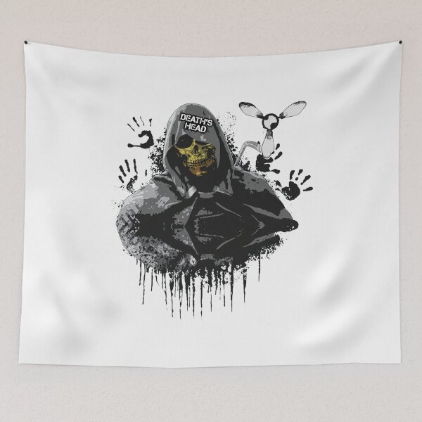 Item preview, Golden Skull Mask Cloaked Figure Art designed and sold by Tristayer.