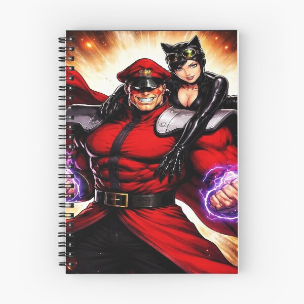 Item preview, M. Bison & Catwoman | Street Fighter & DC Crossover designed and sold by DTCShop-313.