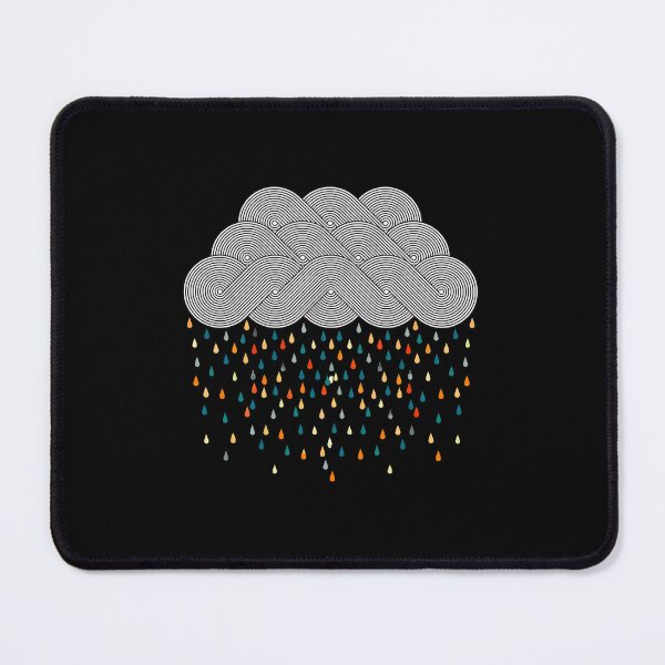 Item preview, Abstract Cloud Raining Colorful Drops Art designed and sold by helencacu.