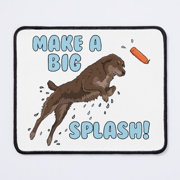 Item preview, Make a Big Splash! Dock Diving Dog designed and sold by Bluek9sDesign.