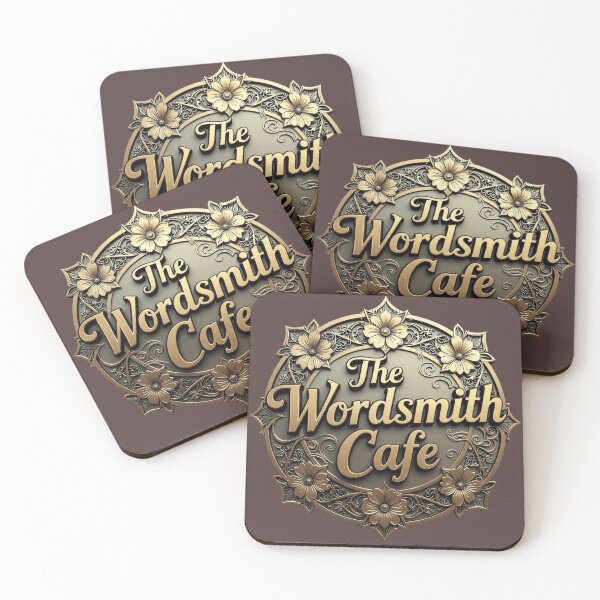 Item preview, The Wordsmith Cafe Gold designed and sold by Wordsmith-Cafe.