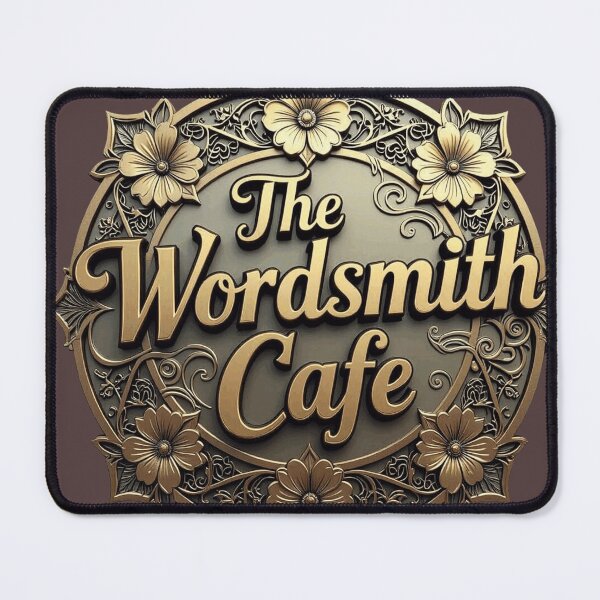Item preview, The Wordsmith Cafe Gold designed and sold by Wordsmith-Cafe.