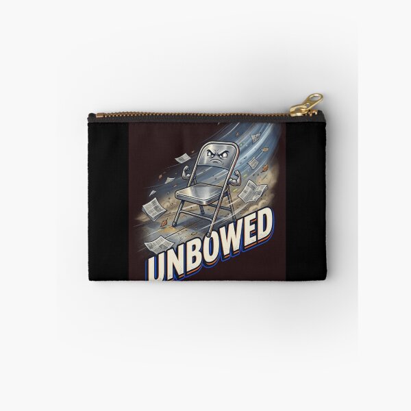 Item preview, Unbowed Folding Chair Against Hurricane Wind | Funny Powerful Streetwear designed and sold by Bathu Designs.