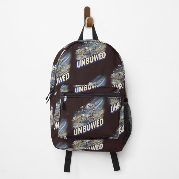 Item preview, Unbowed Folding Chair Against Hurricane Wind | Funny Powerful Streetwear designed and sold by Bathu Designs.