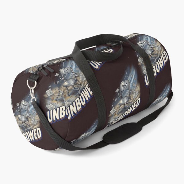 Item preview, Unbowed Folding Chair Against Hurricane Wind | Funny Powerful Streetwear designed and sold by Bathu Designs.