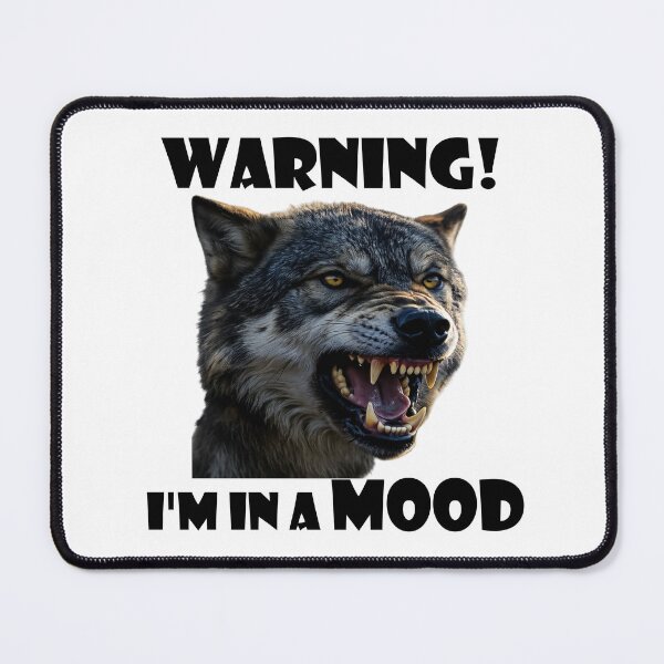 Item preview, In a Mood - Wolf designed and sold by DocAurora.