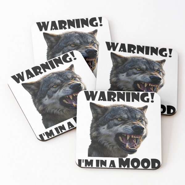 Item preview, In a Mood - Wolf designed and sold by DocAurora.