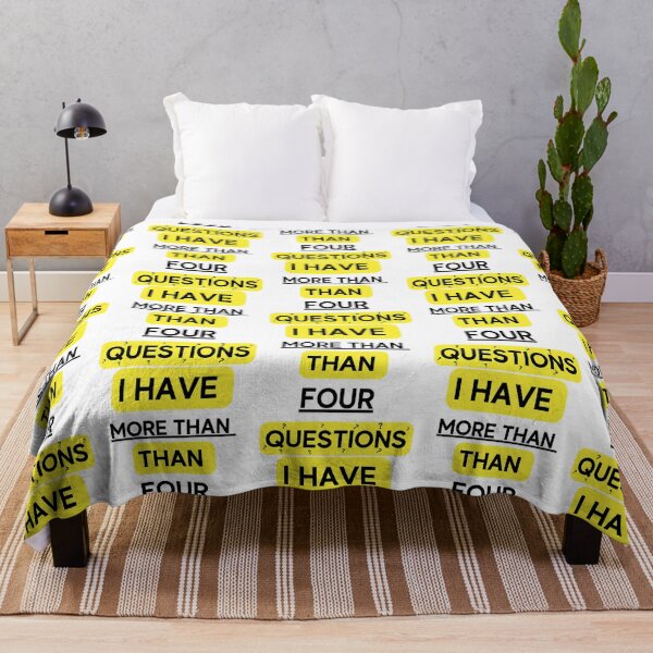 Item preview, I Have More Than Four Question designed and sold by briggscoronad.