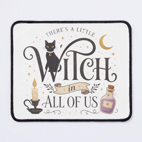 Item preview, There’s a Little Witch in All of Us Black Cat Magic Funny  designed and sold by Zizo-DR44.