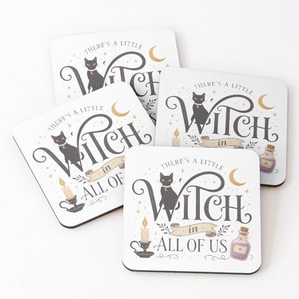 Item preview, There’s a Little Witch in All of Us Black Cat Magic Funny  designed and sold by Zizo-DR44.