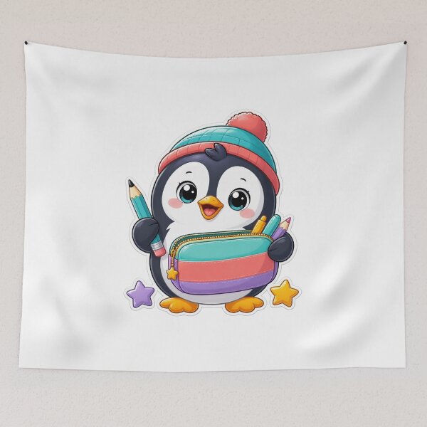 Item preview, Penguin Pencil Case designed and sold by foryouandyours.