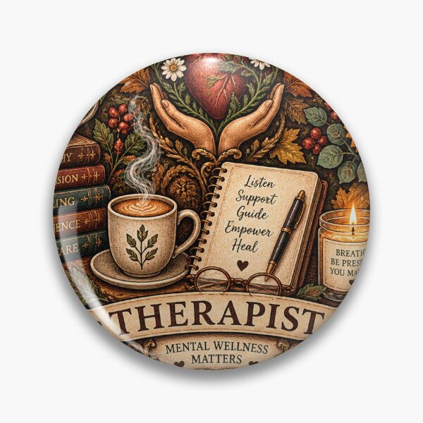 Item preview, Mental Health Therapist Self Care Autumn Wellness designed and sold by FestivityFinds.