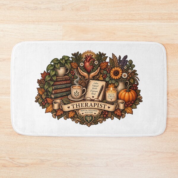 Item preview, Mental Health Therapist Self Care Autumn Wellness designed and sold by FestivityFinds.