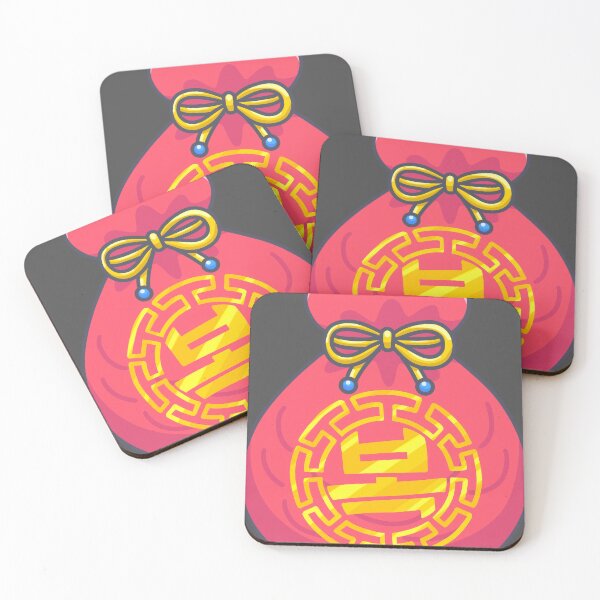 Item preview, Colorful Korean Lucky Pouch Illustration designed and sold by tammist.
