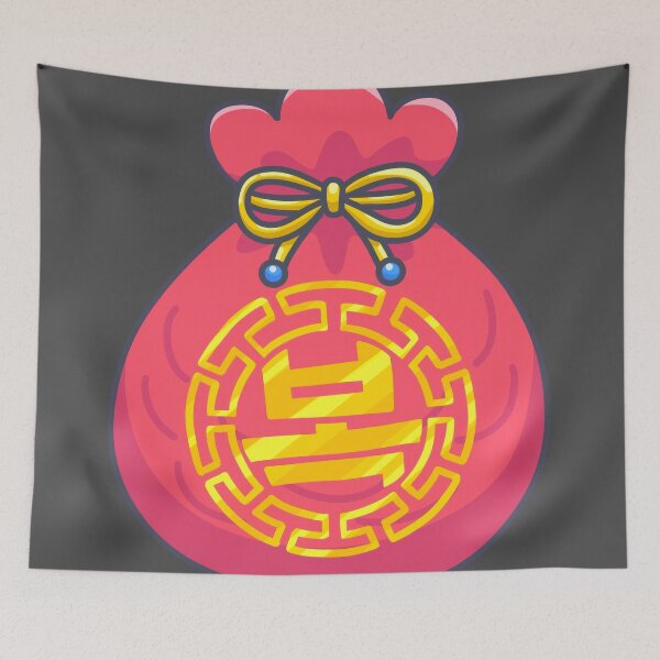Item preview, Colorful Korean Lucky Pouch Illustration designed and sold by tammist.