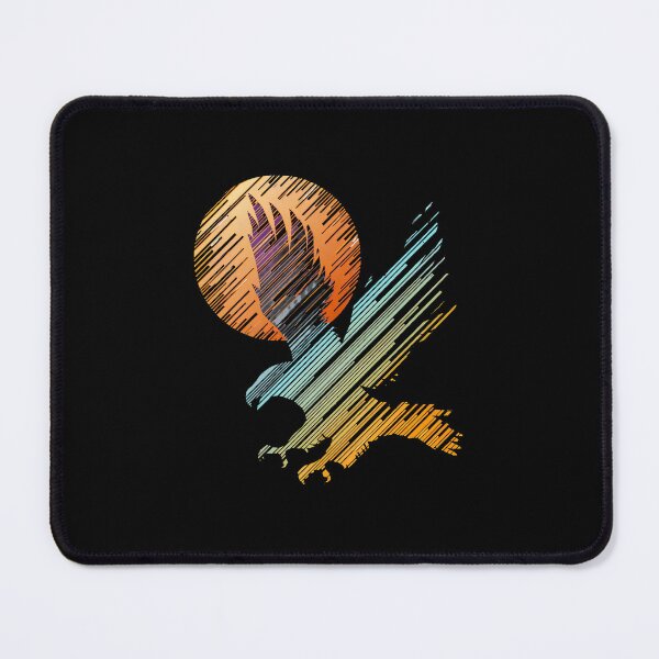 Item preview, Abstract Eagle Circle Scribble Art designed and sold by sotospor.