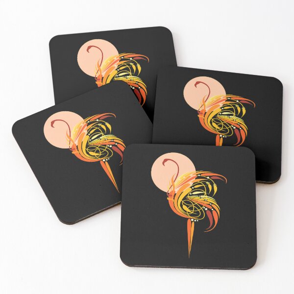 Item preview, Abstract Flamingo Orb Art designed and sold by lamercarv.