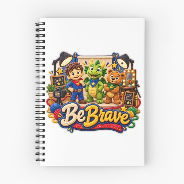 Item preview, Be Brave Wool Image with Arthur, Art, and Artie designed and sold by TheFatherOfArt.