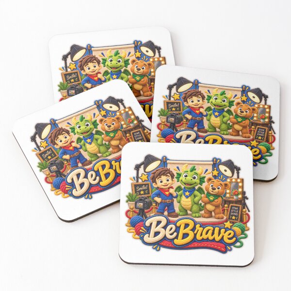 Item preview, Be Brave Wool Image with Arthur, Art, and Artie designed and sold by TheFatherOfArt.