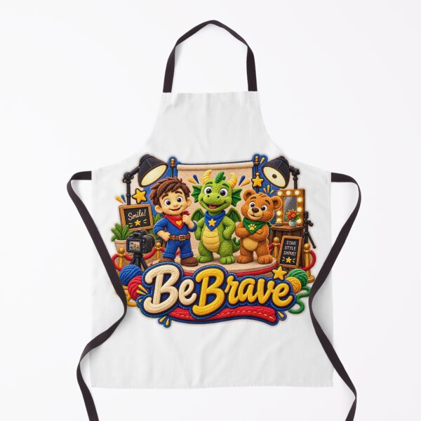 Item preview, Be Brave Wool Image with Arthur, Art, and Artie designed and sold by TheFatherOfArt.