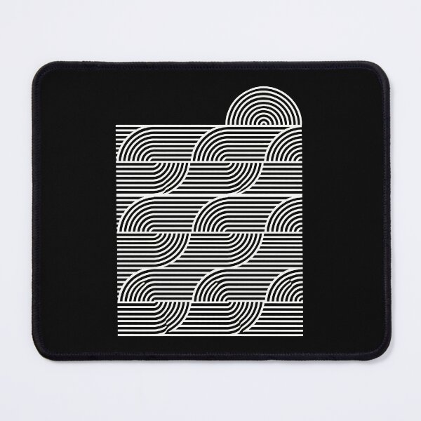 Item preview, Abstract Geometric Arcs Pattern Orange White designed and sold by bezaperina.