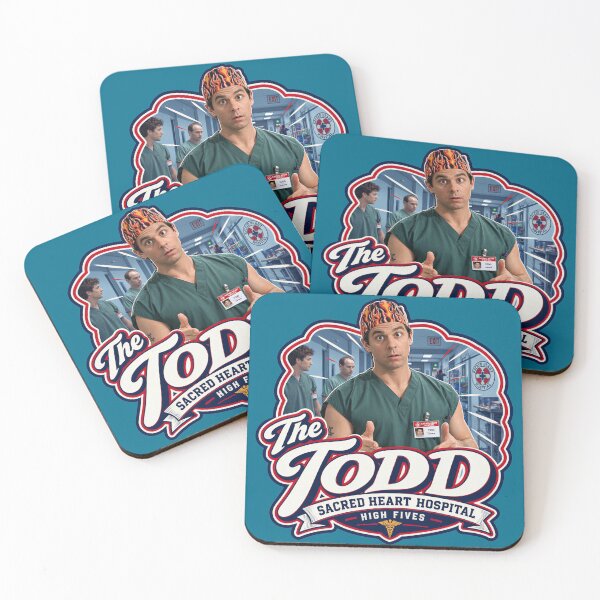 Item preview, The Todd Sacred Heart Hospital High Five - Scrubs Cult Art Series designed and sold by killem667.