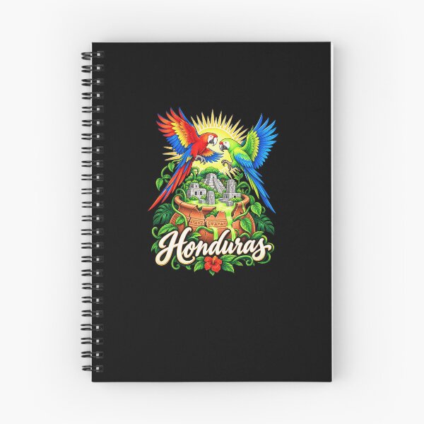 Item preview, Funny Honduras Macaws and Jungle Ruins Art designed and sold by elderberry.